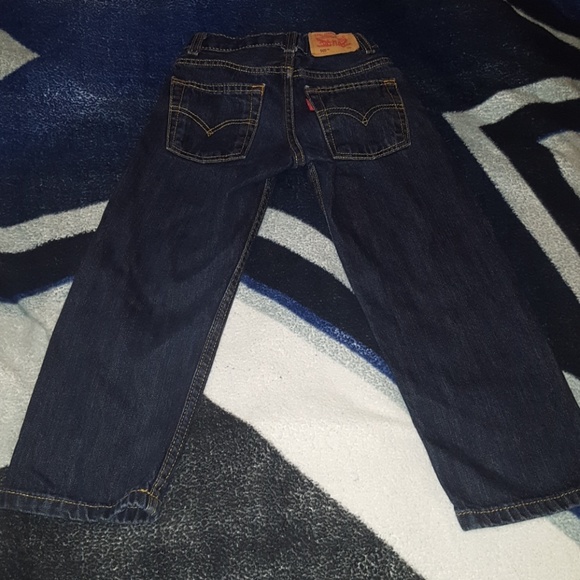 Boys 505 Levi Jeans - Picture 3 of 5